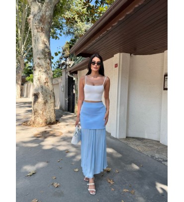 214300 MAVİ ETEK TRE...