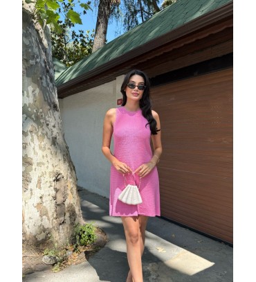 214325 PEMBE ELBİSE ...