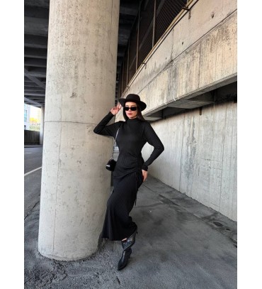 214358 SİYAH ELBİSE ...