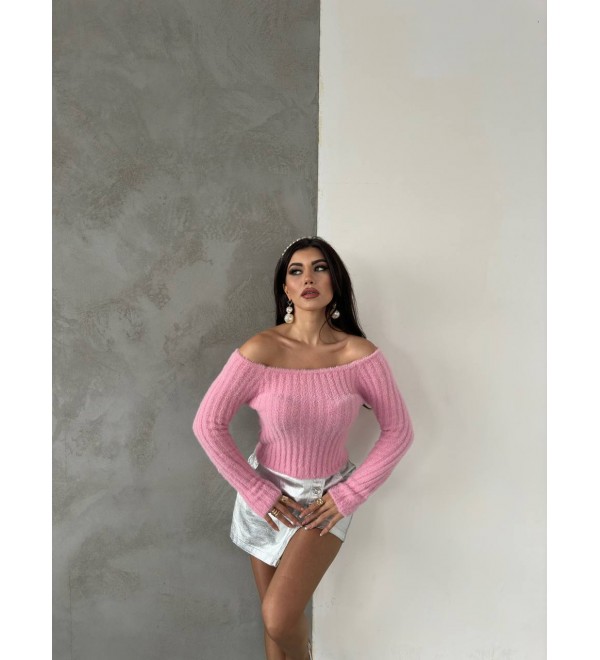 214368 PINK BLOUSE KNITWEAR