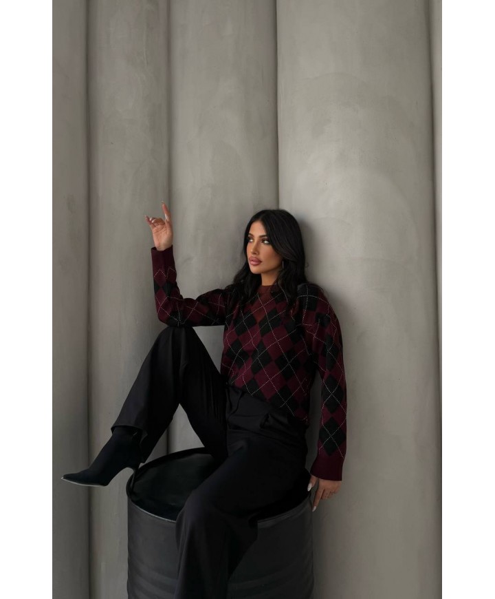 214374 RENKLİ KAZAK TRİKO