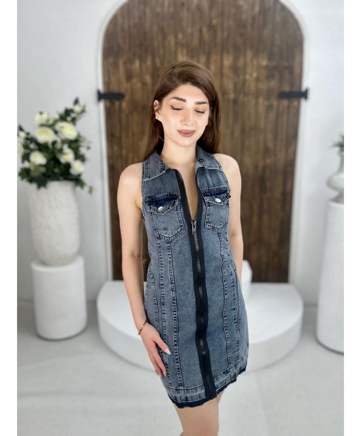 214407 MAVİ ELBİSE