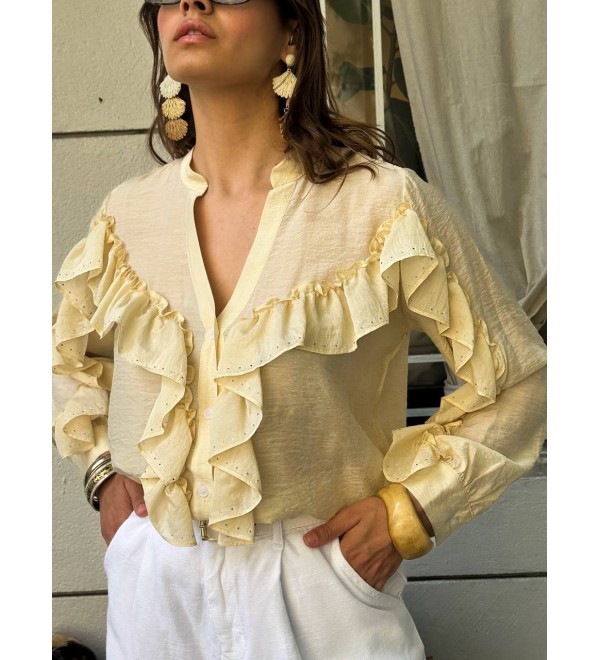 214453 YELLOW BLOUSE