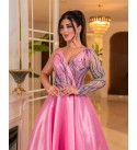 214524 PEMBE ABİYE SATEN