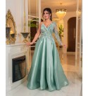 214527 SU YEŞİL ABİYE SATEN