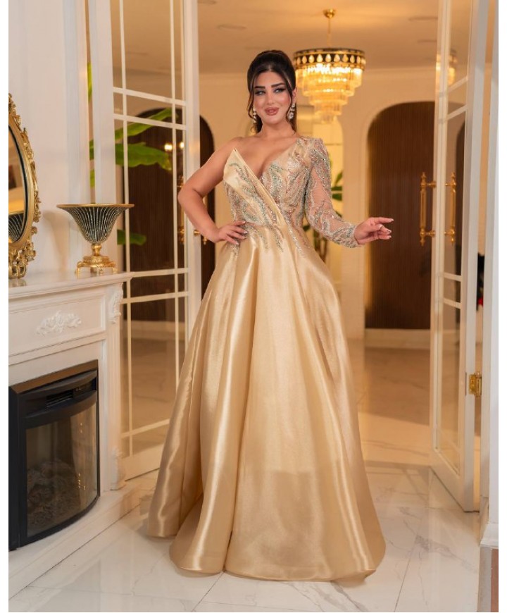 214529 KREM ABİYE SATEN