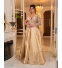 214529 KREM ABİYE SATEN
