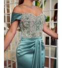 214531 SU YEŞİL ABİYE SATEN