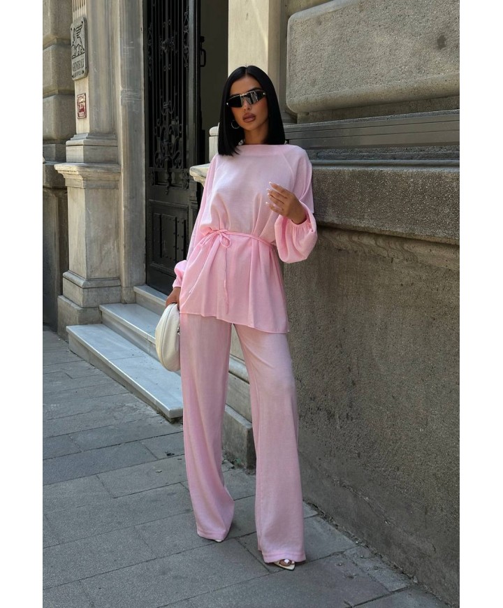 214588 PEMBE TAKIM KRINKIL KUMAŞ