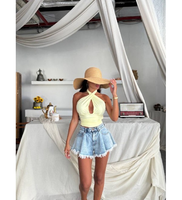 214711 YELLOW BLOUSE