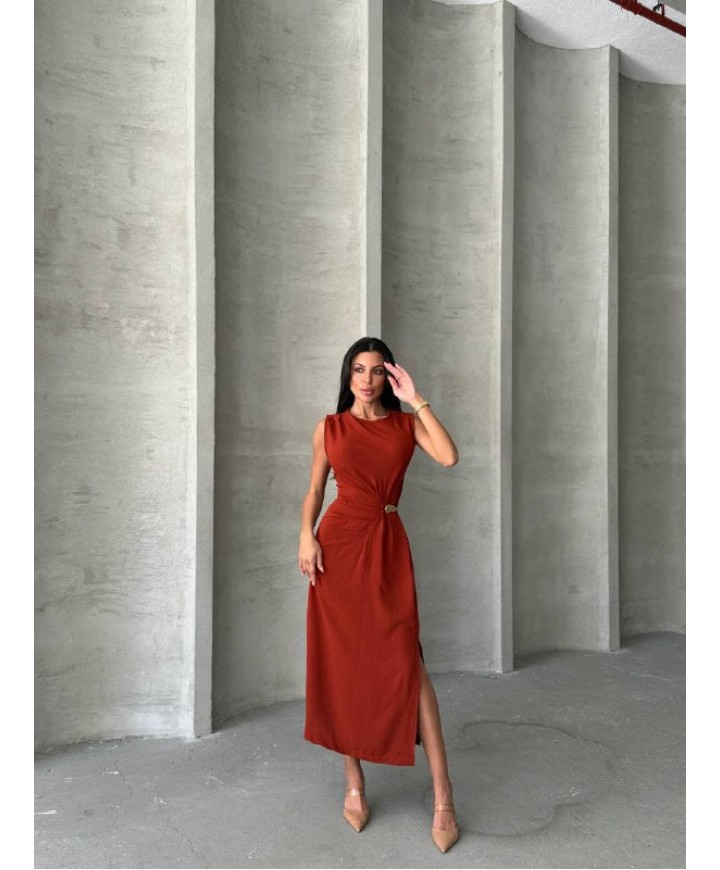 214726 BORDO ELBİSE
