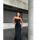 214788 SİYAH ABİYE SCUBA