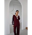 214805 Burgundy Tracksuit Team