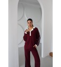 214805 Burgundy Tracksuit Team