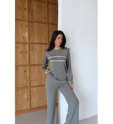 214811 GRİ EŞOFMAN T...