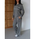 214811 GRAY Tracksuit Team