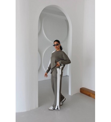 214815 GRİ EŞOFMAN T...