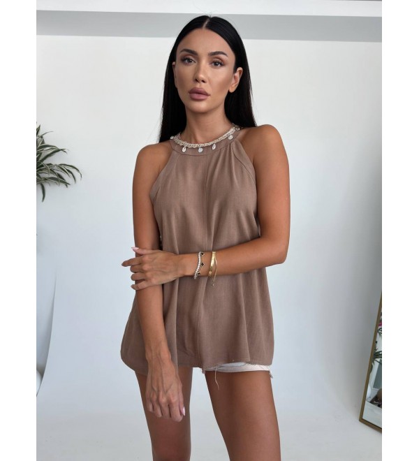 214821 MINK BLOUSE