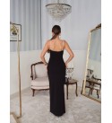 214888 SİYAH ABİYE SCUBA