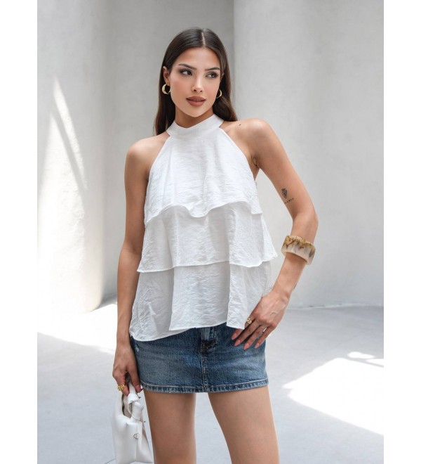 214933 WHITE BLOUSE