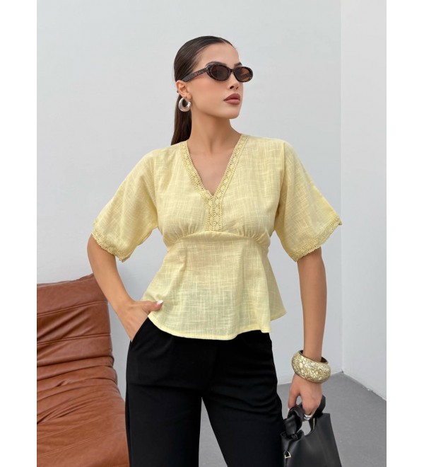 214935 YELLOW BLOUSE