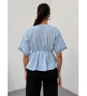 214936 BLUE BLOUSE