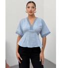 214936 BLUE BLOUSE
