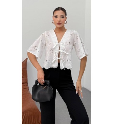 214943 BEYAZ BLUZ...