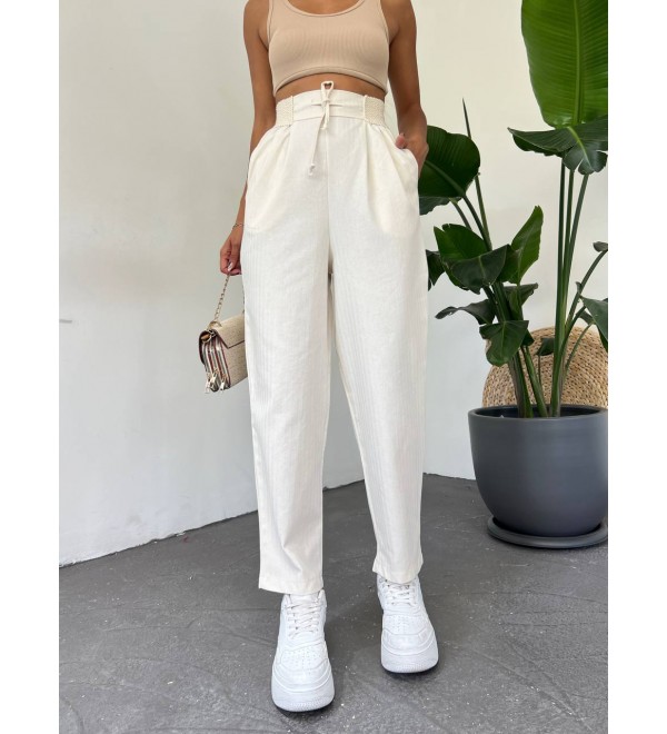 214956 WHITE TROUSERS