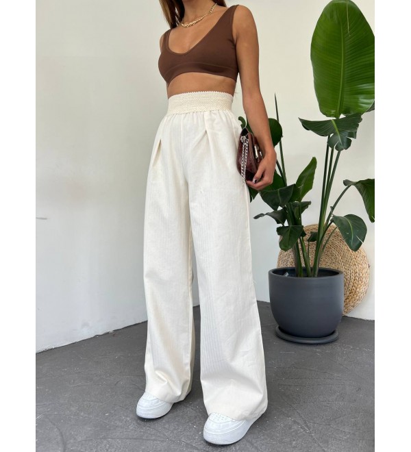214957 WHITE TROUSERS