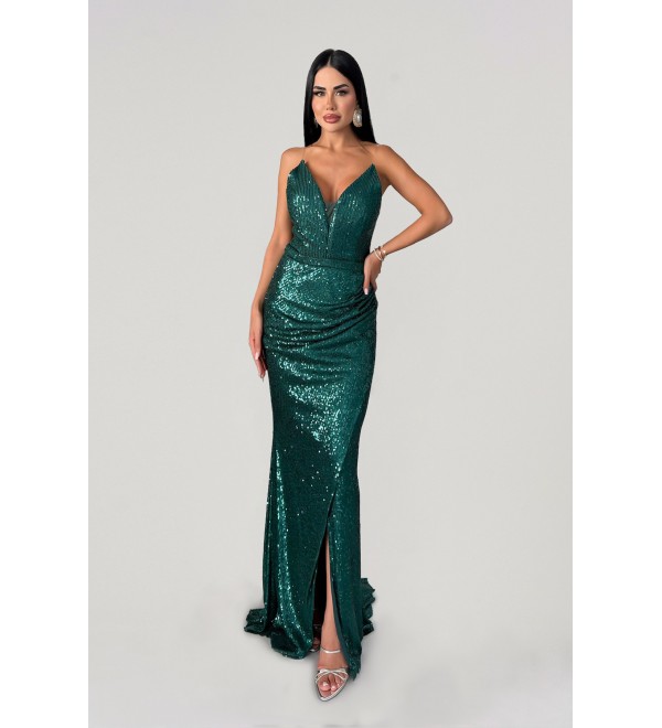 214985 YEŞİL ABİYE PUL PAYET