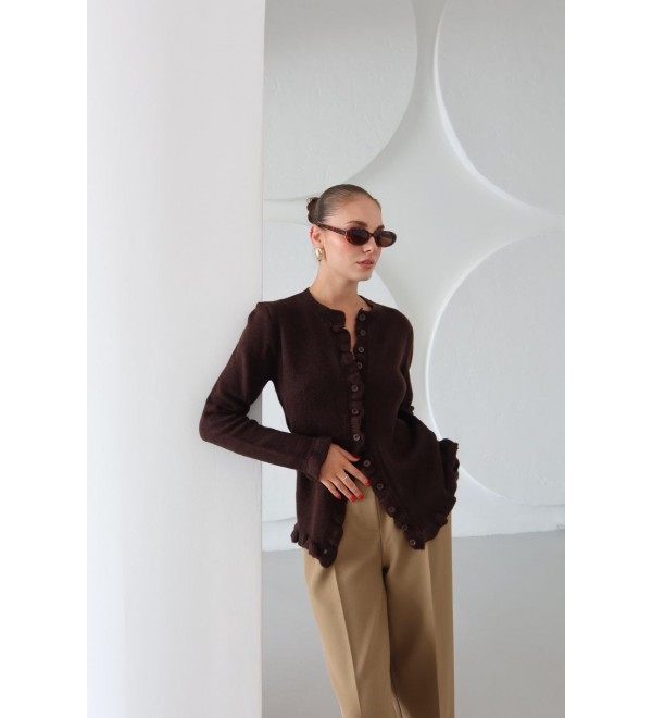 215032 BLACK CARDIGAN KNITWEAR