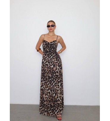 215092 LEOPAR ELBİSE...