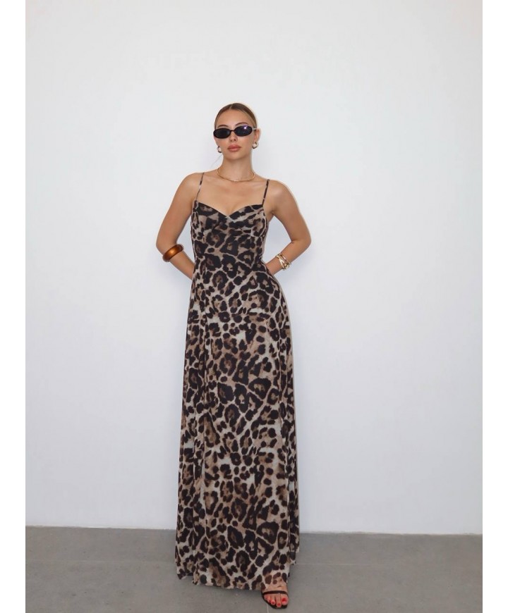 215092 LEOPAR ELBİSE