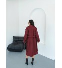 215138 Burgundy Mont-Caban Imported fabric