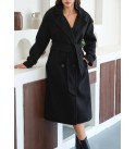 215139 BLACK Mont-Caban Imported fabric