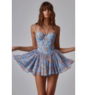215224 DESENLİ ELBİSE LYCRA