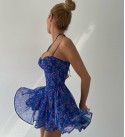 215225 DESENLİ ELBİSE LYCRA