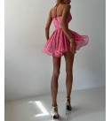 215226 DESENLİ ELBİSE LYCRA