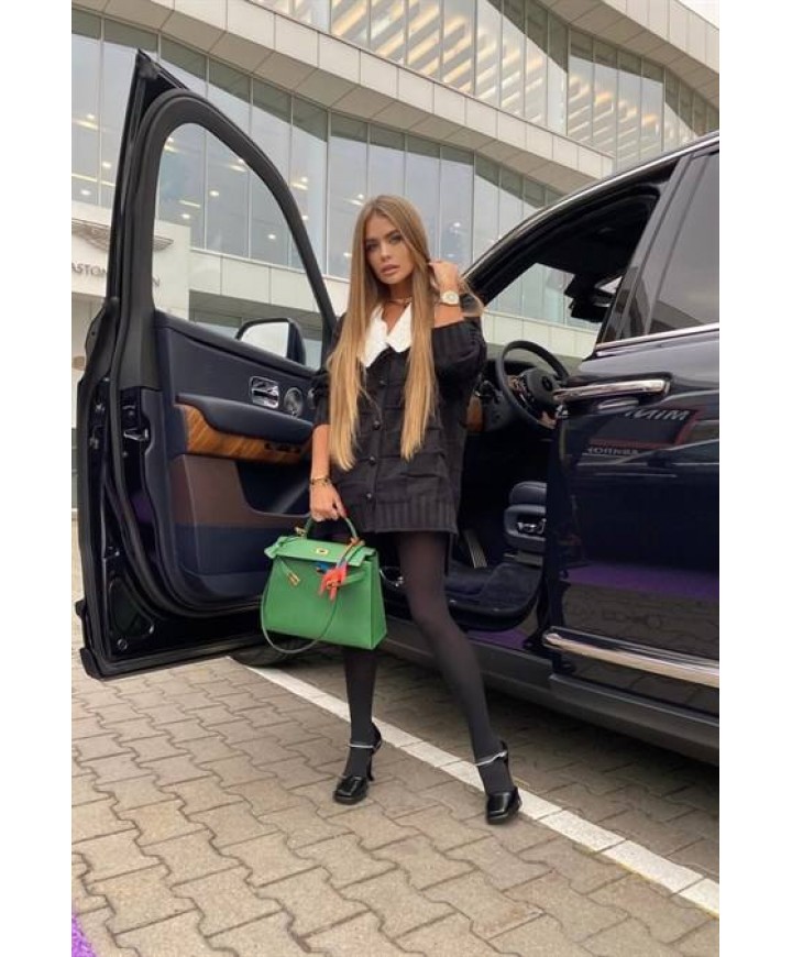 215284 SİYAH HIRKA TRİKO