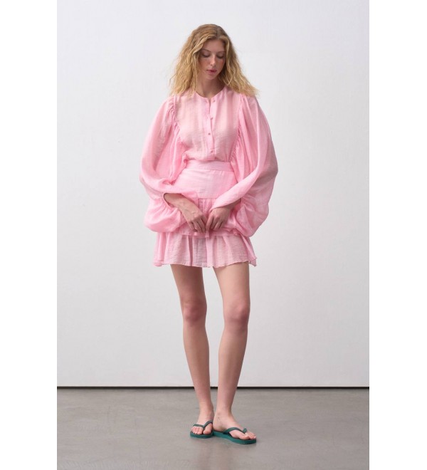 215306 PEMBE ELBİSE