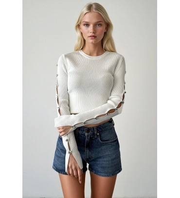 215330 BEYAZ KAZAK T...