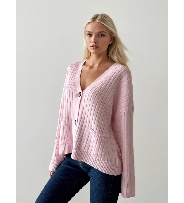 215343 PINK CARDIGAN KNITWEAR