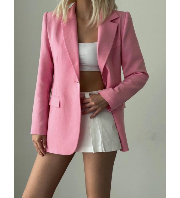 215366 PEMBE CEKET KETEN