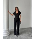 215367 SİYAH TAKIM KETEN