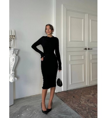 215376 SİYAH ELBİSE ...