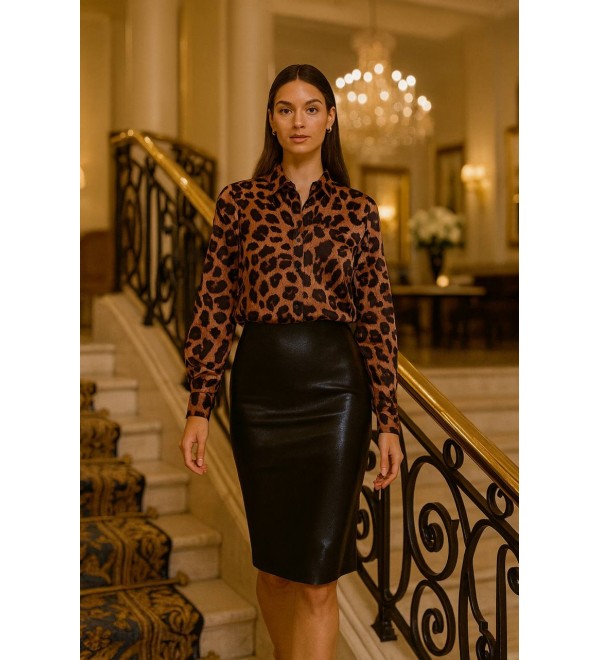 215397 LEOPARD SHIRT
