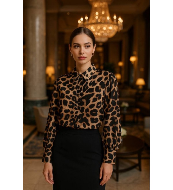 215398 LEOPARD SHIRT