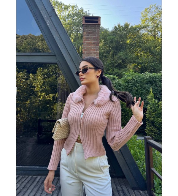 215433 PINK CARDIGAN KNITWEAR
