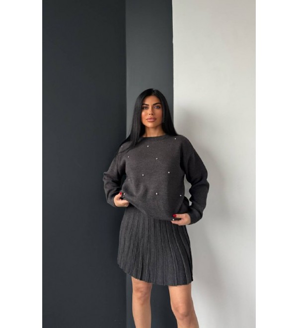 215435 ANTRASİT TAKIM TRİKO